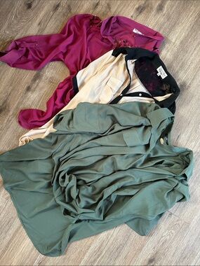 Women’s Olive Green Blouse - Lightweight Relaxed Fit